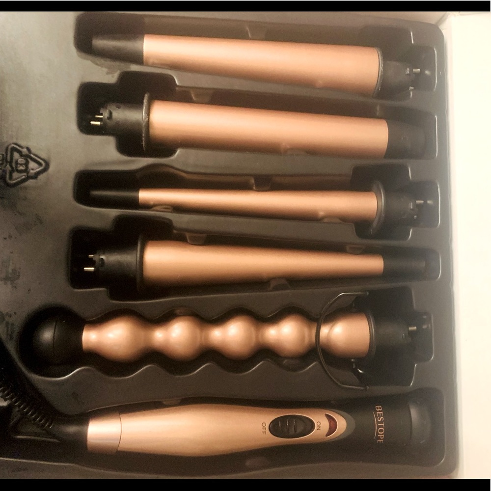 5 in 1 CURLING WAND (ROSE GOLD)